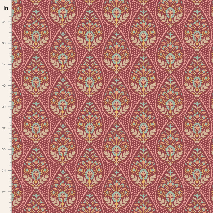 Tilda Sanctuary Adina Maroon **1M End OF BOLT**