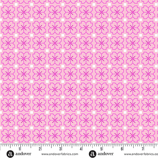 Pixel Petals Pink - Color Pop Playground