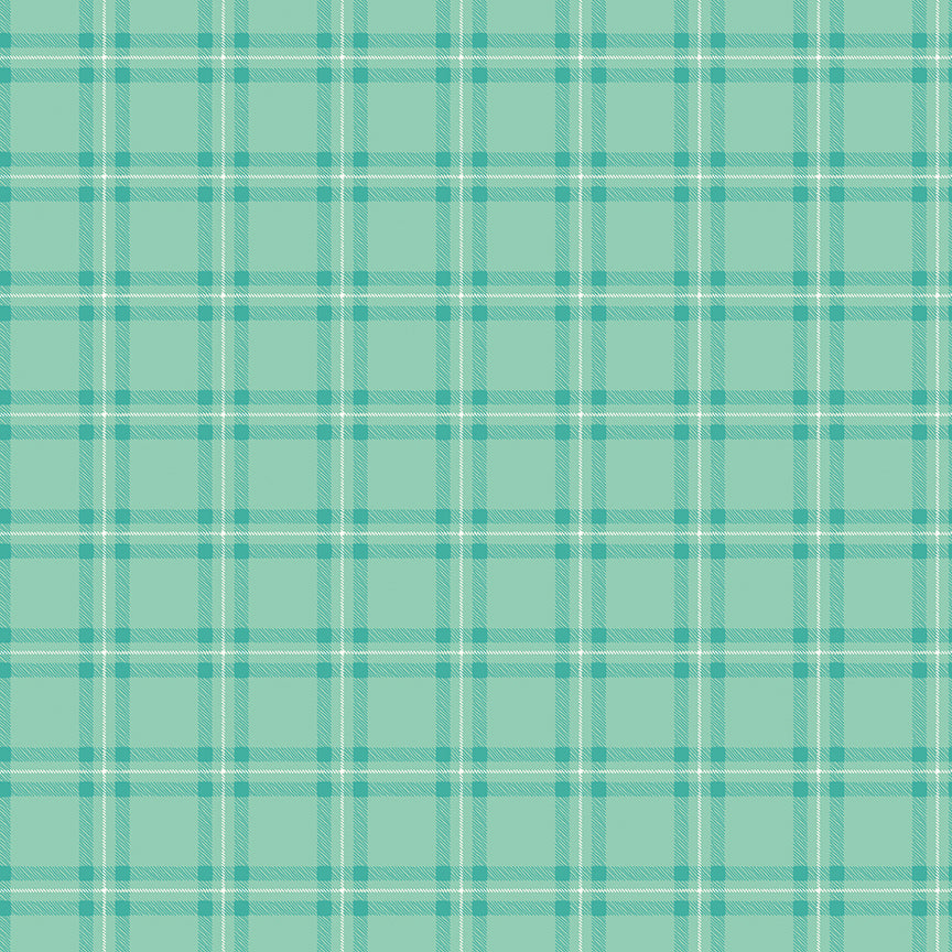 Glamp Camp - Plaid Teal