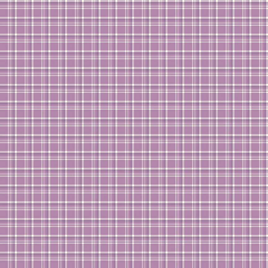 Hello Spring - Plaid Lavender