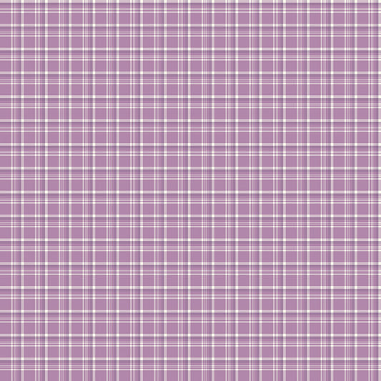 Hello Spring - Plaid Lavender