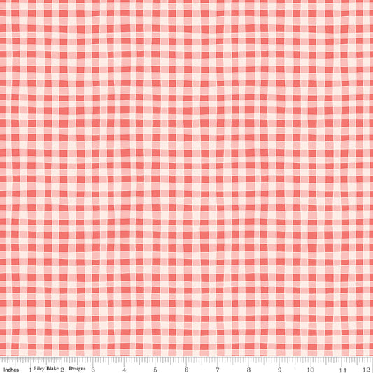 Clover Farm Gingham Tea Rose