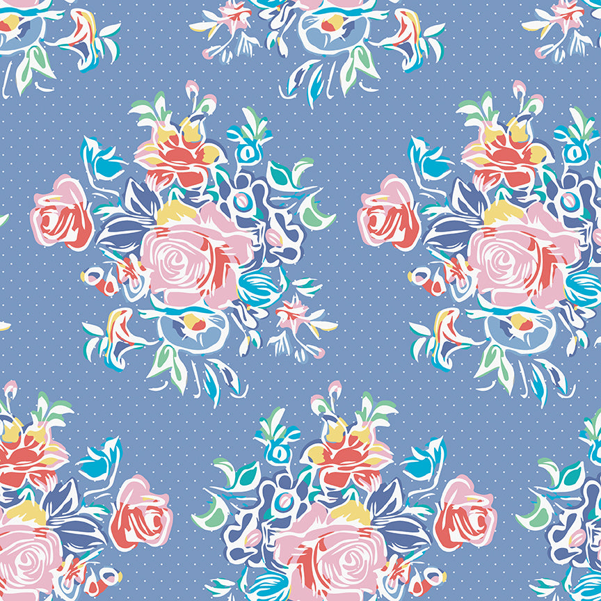 Always in Season by American Jane - Blueberry Large Floral