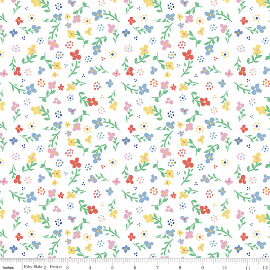 Always in Season by American Jane - White Small Floral