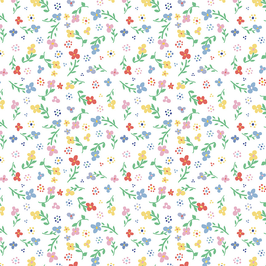 Always in Season by American Jane - White Small Floral