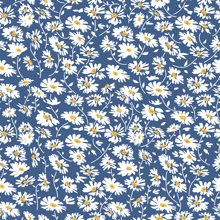 Always in Season by American Jane - Navy Daisy
