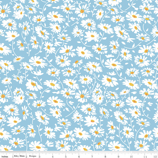 Always in Season by American Jane - Sky Blue Daisy