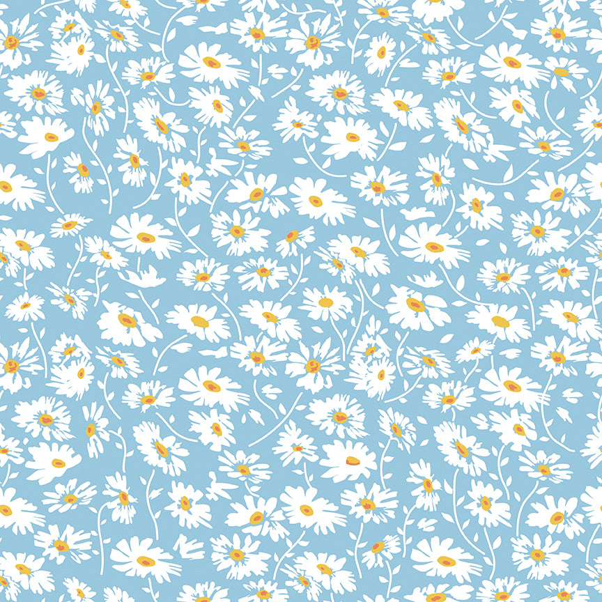 Always in Season by American Jane - Sky Blue Daisy