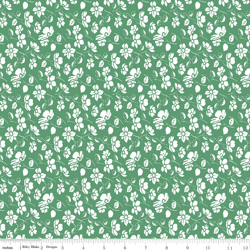 Always in Season by American Jane - Green Mono Floral