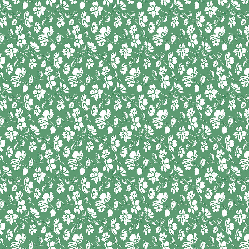 Always in Season by American Jane - Green Mono Floral
