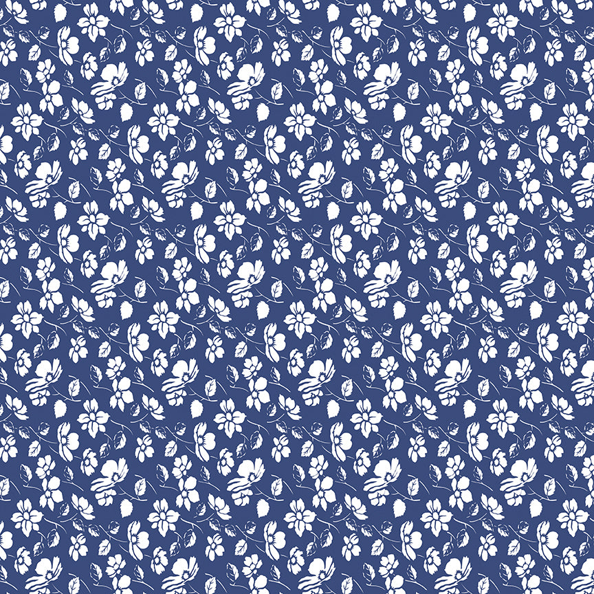 Always in Season by American Jane - Navy Mono Floral