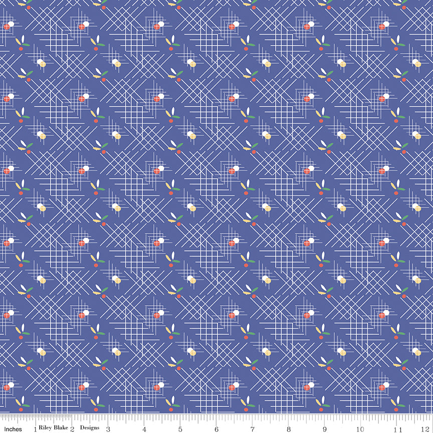 Always in Season Royal - Blue Criss-Cross