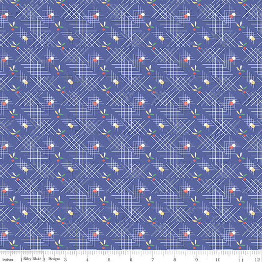 Always in Season Royal - Blue Criss-Cross