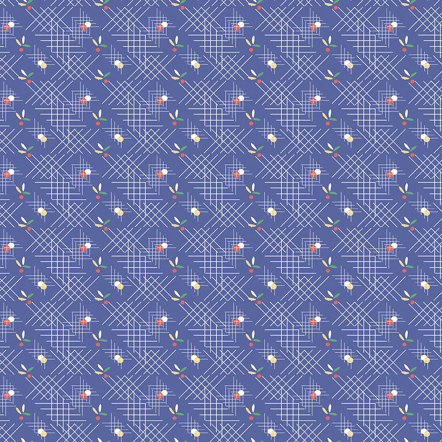 Always in Season Royal - Blue Criss-Cross