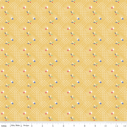Always in Season by American Jane - Yellow Criss-Cross