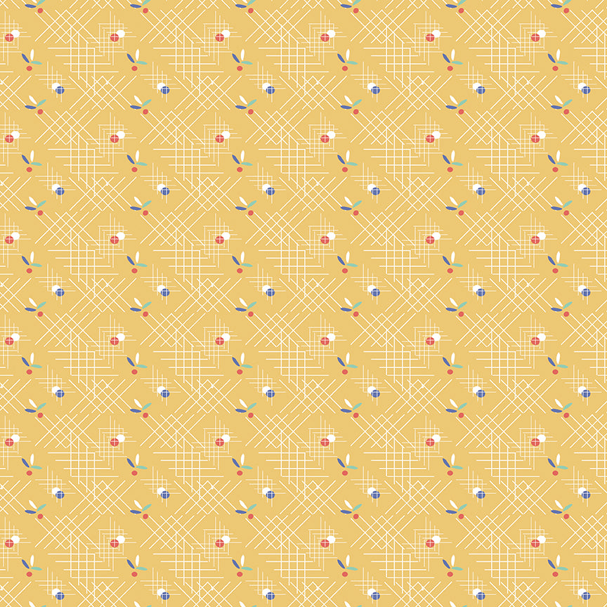 Always in Season by American Jane - Yellow Criss-Cross