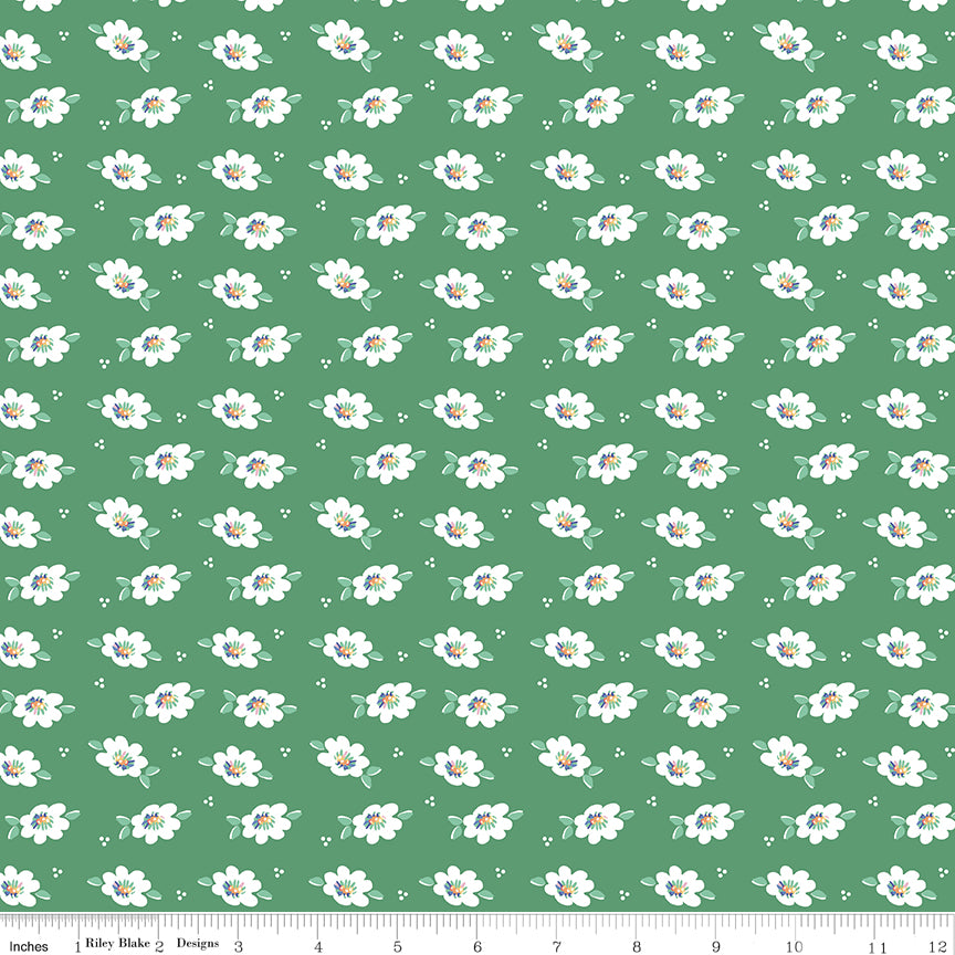 Always in Season by American Jane - Green Lazy Daisy