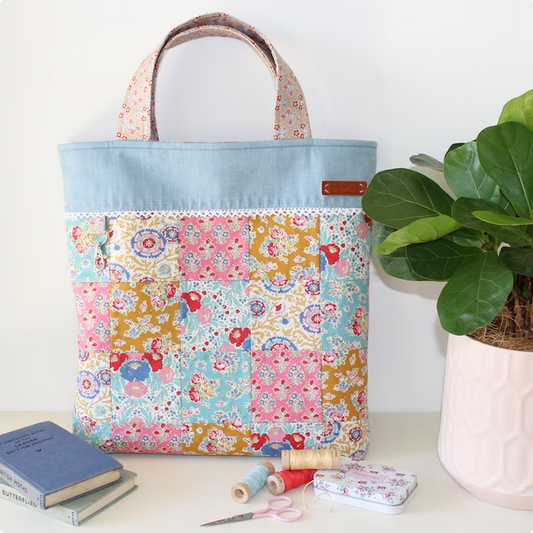 Clara Tote Bag Sewing Pattern by Molly and Mama