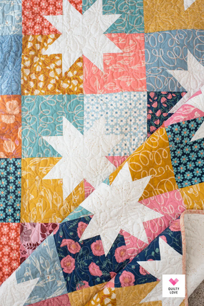Star Pop II Paper Pattern by Quilty Love