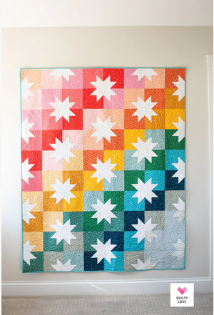 Star Pop II Paper Pattern by Quilty Love