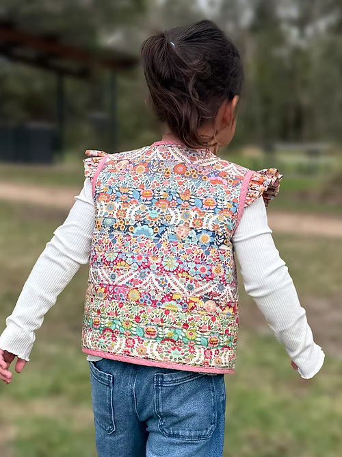 Harmony Girls Reversible Vest by Melly and Me