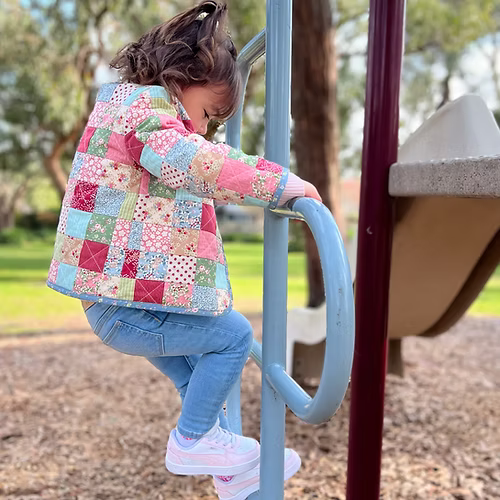 Tic Tac Toe Children's Patchwork Jacket by Melly and Me