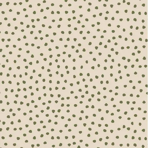 Merry Little Christmas Wideback Wideload in Green Spots 108" x 2.5 metres