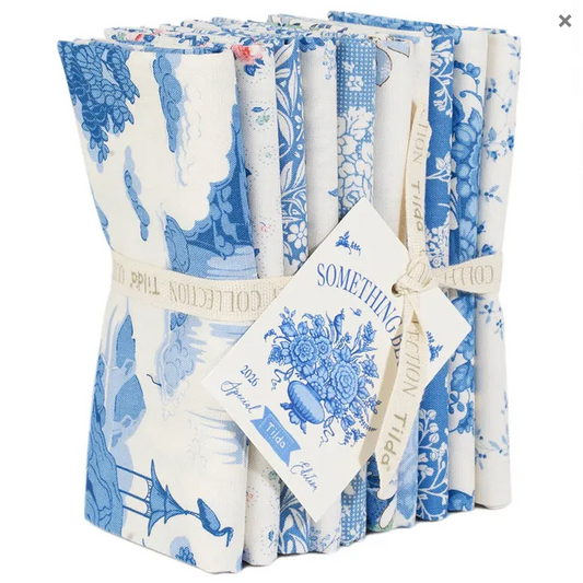 **PREORDER** Tilda Something Blue 10 Fat Quarter Bundle Light
