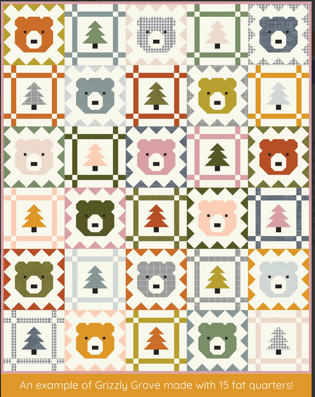 Pen + Paper Patterns Grizzly Grove Quilt Pattern