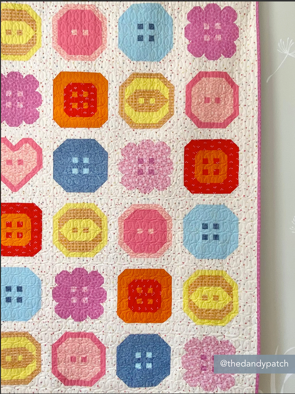Pen + Paper Patterns Buttoned Up Quilt Pattern