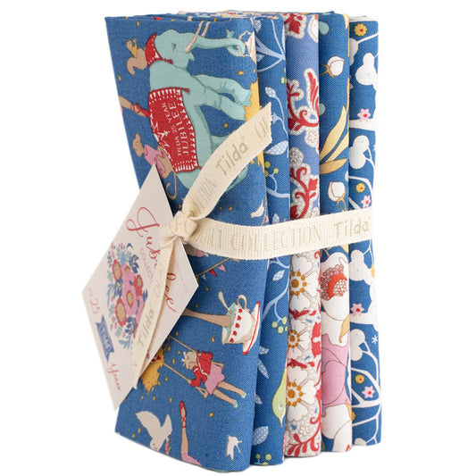 Tilda Jubilee Blue 5 Fat Quarter Bundle