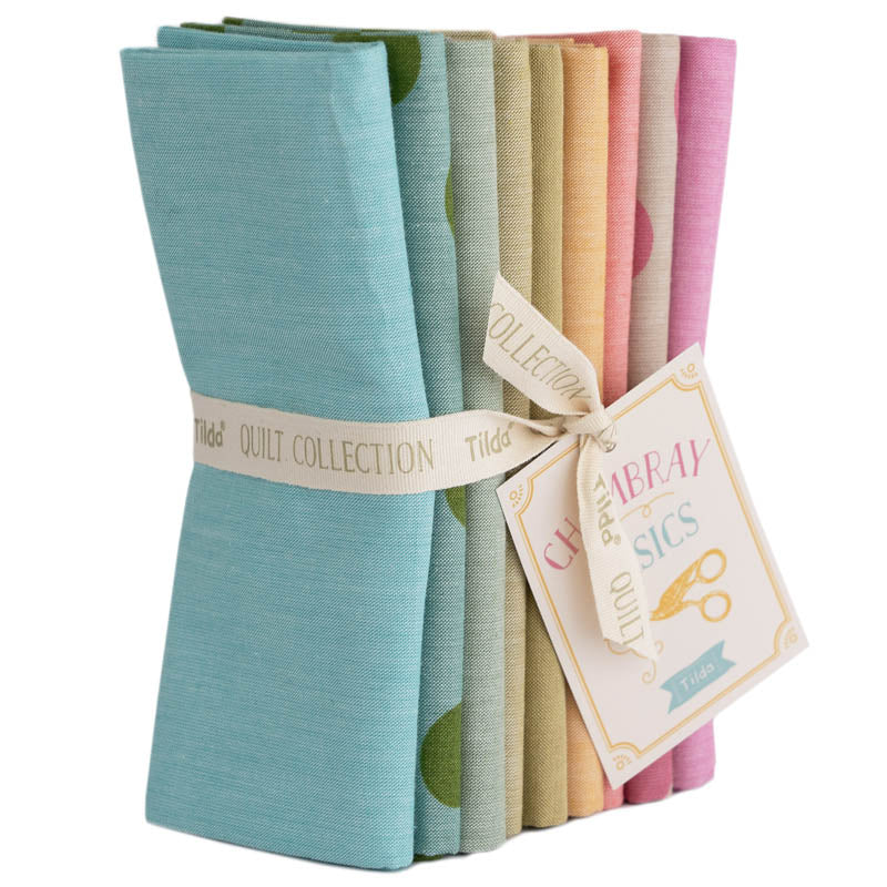 Chambray Spring 9 Fat Quarter Bundle - Tilda Creating Memories