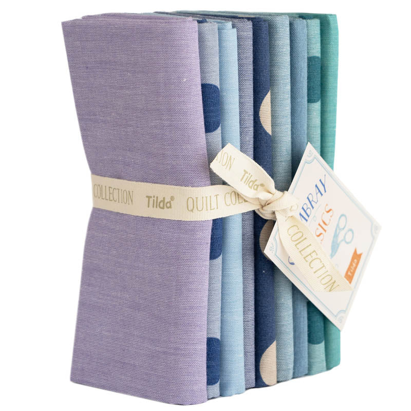 Chambray Summer 9 Fat Quarter Bundle - Tilda Creating Memories