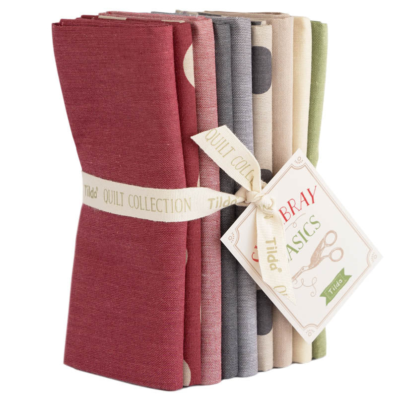 Chambray Winter 9 Fat Quarter Bundle - Tilda Creating Memories