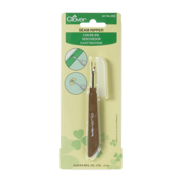 Clover Seam Ripper Brown Handle