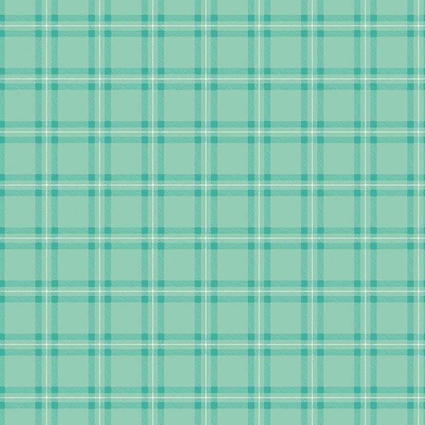 Glamp Camp - Plaid Teal