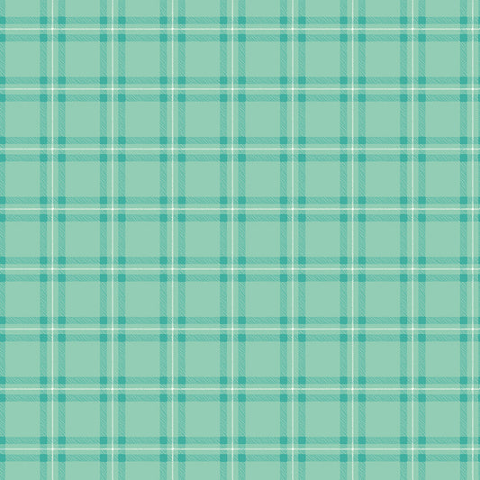 Glamp Camp - Plaid Teal