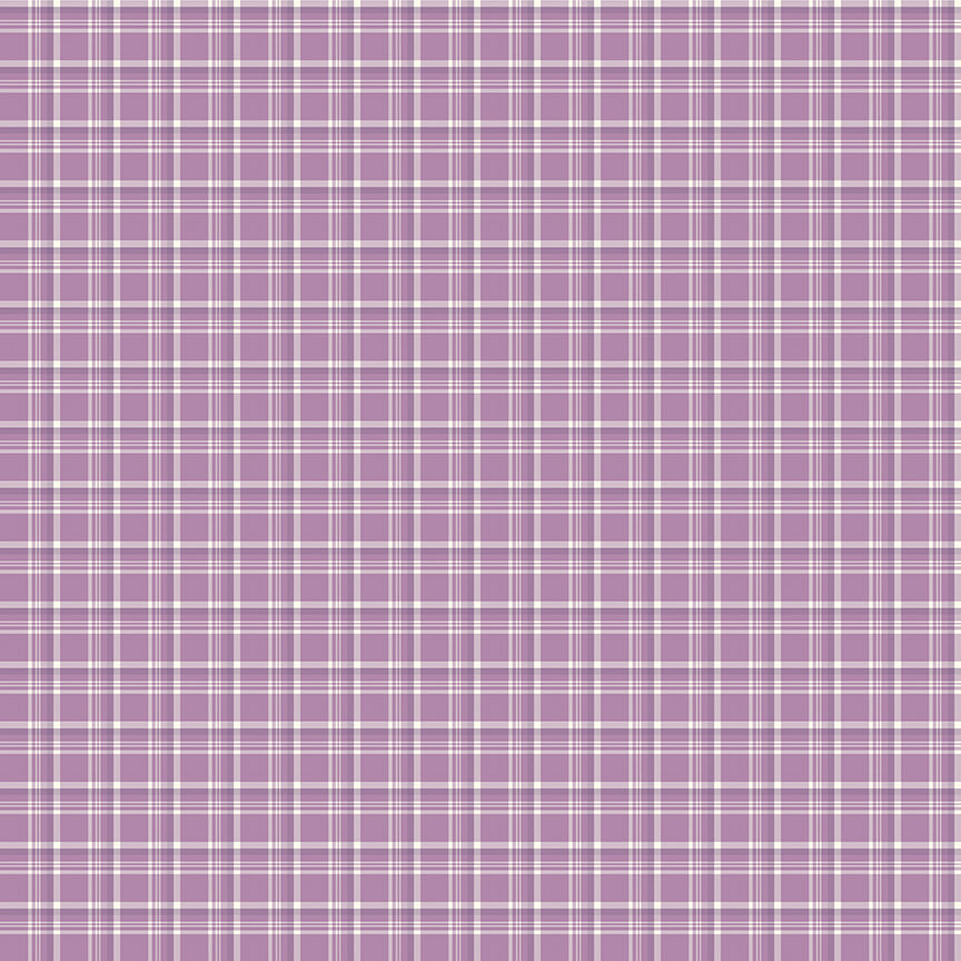 Hello Spring - Plaid Lavender