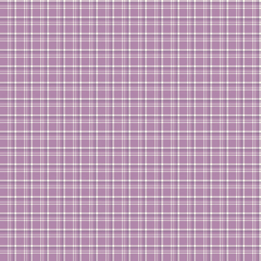 Hello Spring - Plaid Lavender