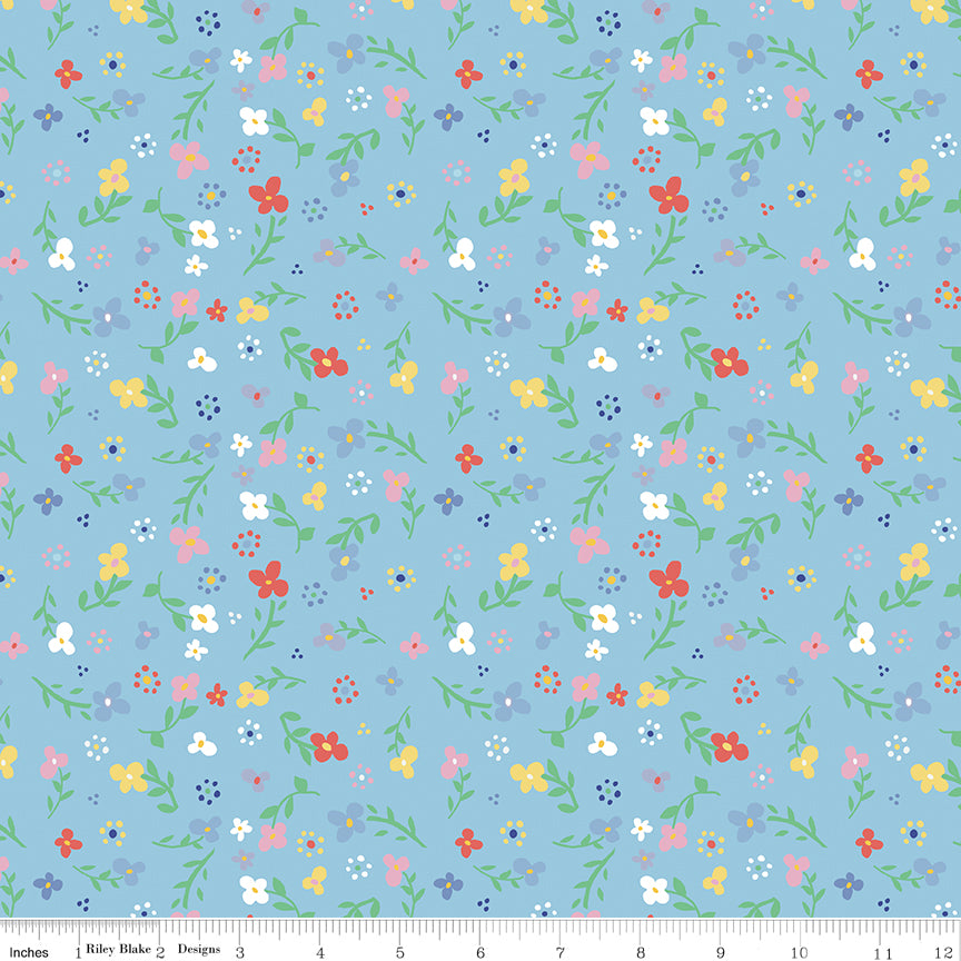 **Pre-order due September 2024** Always in Season Sky Blue Small Floral