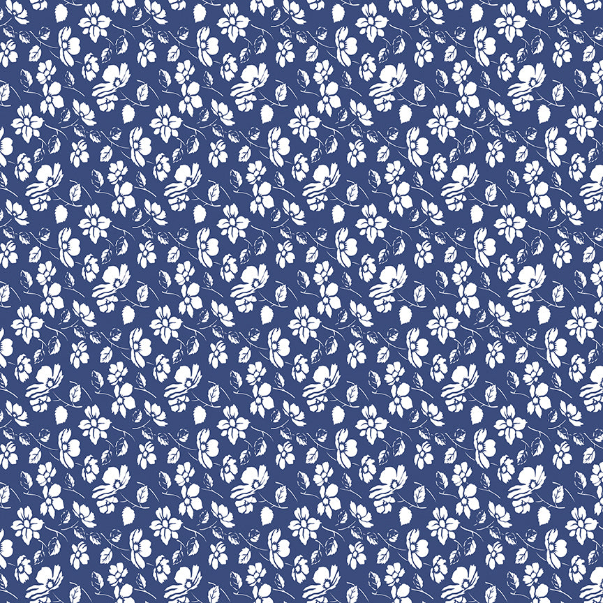 **Pre-order due September 2024** Always in Season Navy Mono Floral