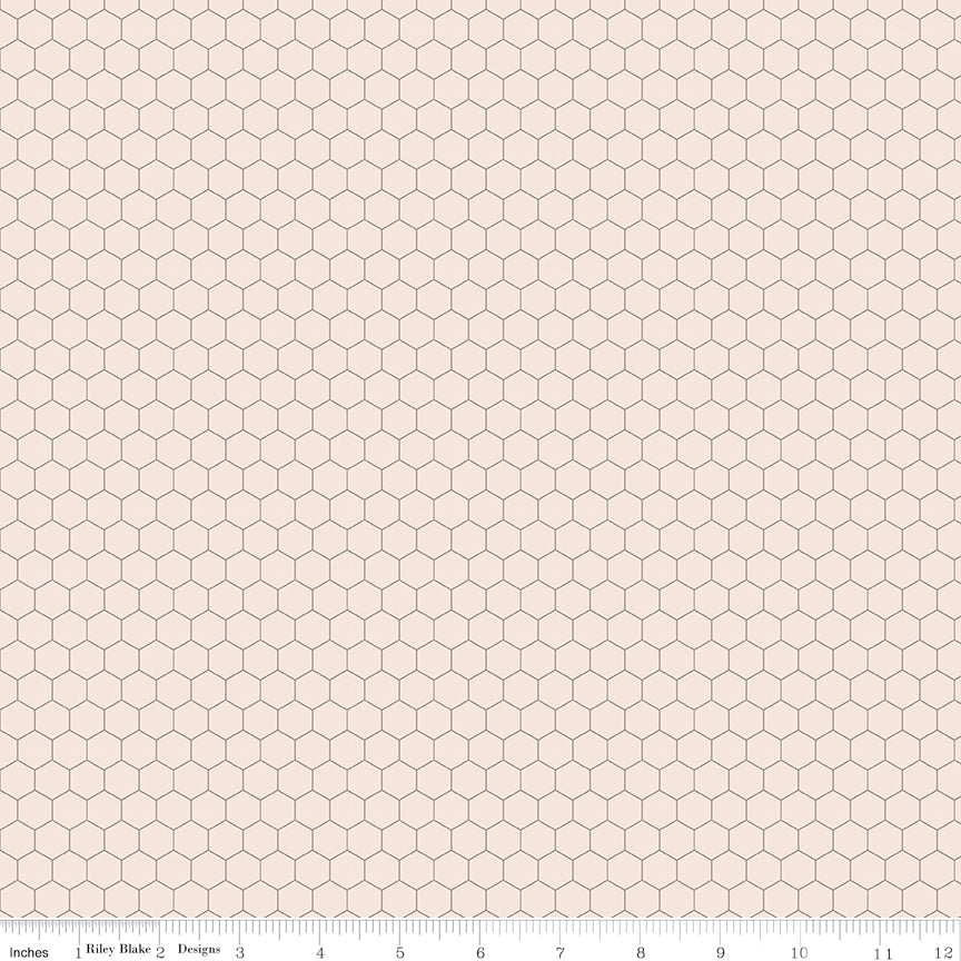 Lori Holt Farmer's Daughter Chicken Wire Background Rustic