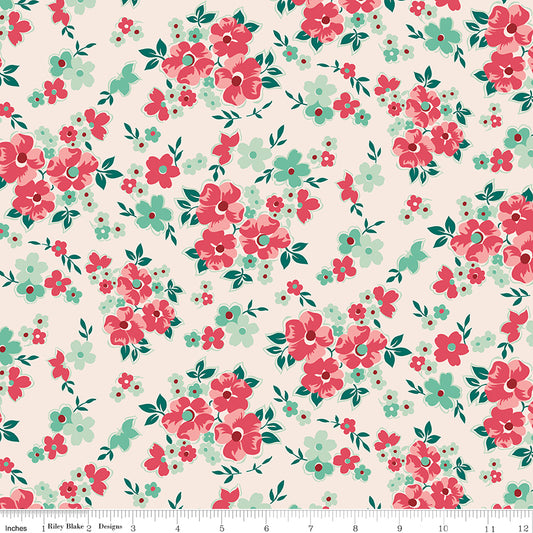 Lori Holt Berry & Sage Floral Latte