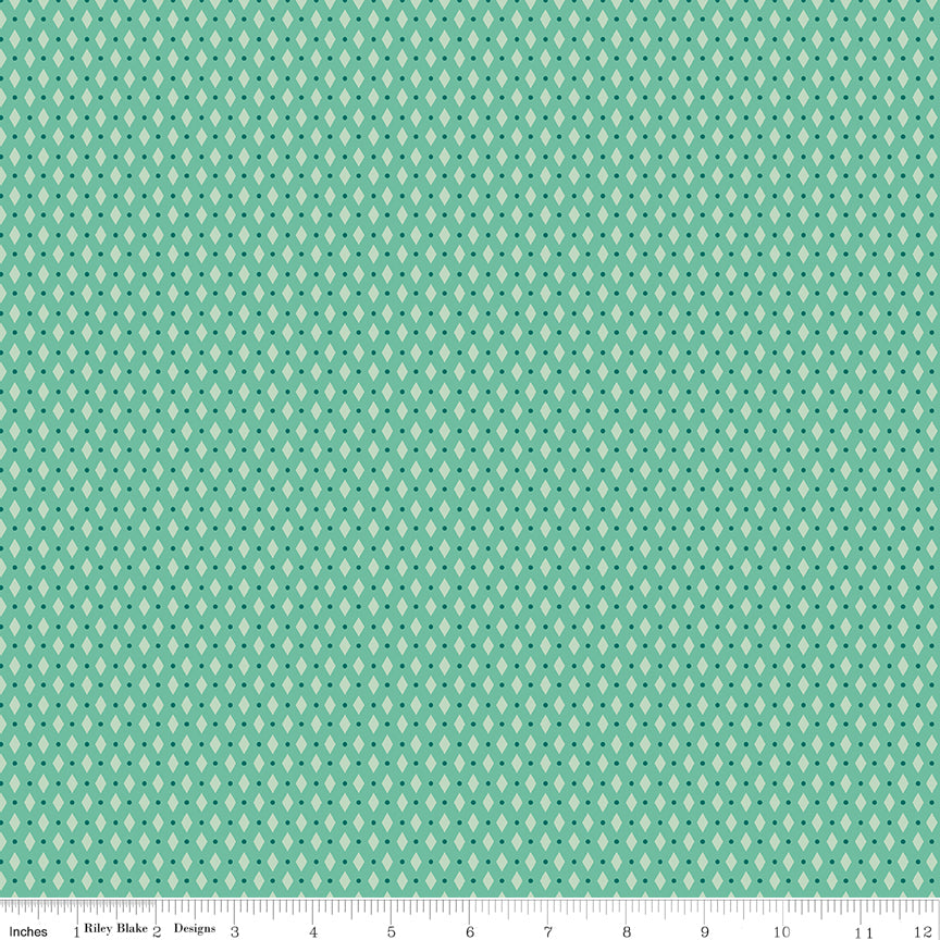 Lori Holt Berry & Sage Diamonds Leaf