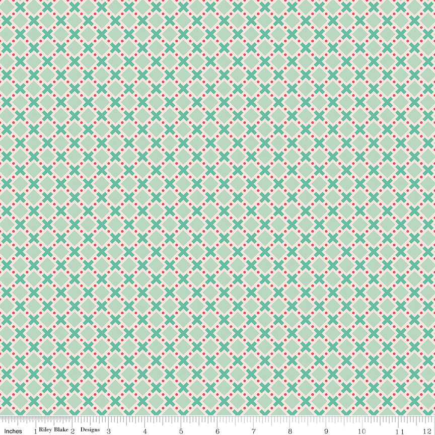 Lori Holt Berry & Sage Criss Cross Sage