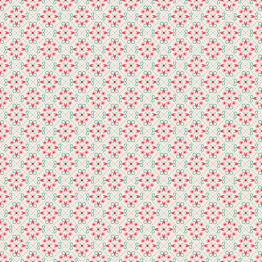 Lori Holt Berry & Sage Wallpaper Latte