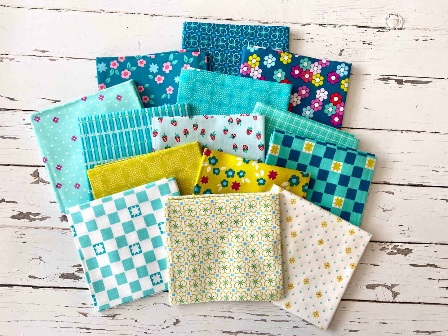 50% Off!! Color Pop Playground 14 Fat Quarter Bundle