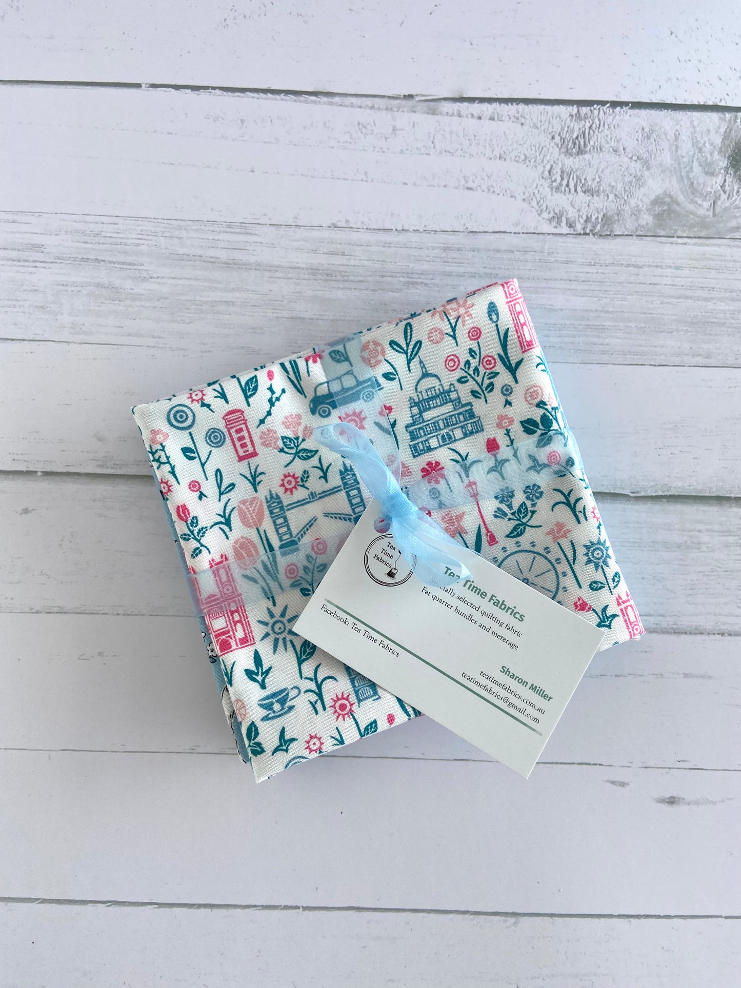 Liberty London Parks Fat Quarter Bundle 4 pieces