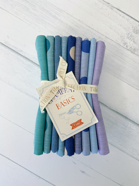 Chambray Summer 9 Fat Quarter Bundle - Tilda Creating Memories