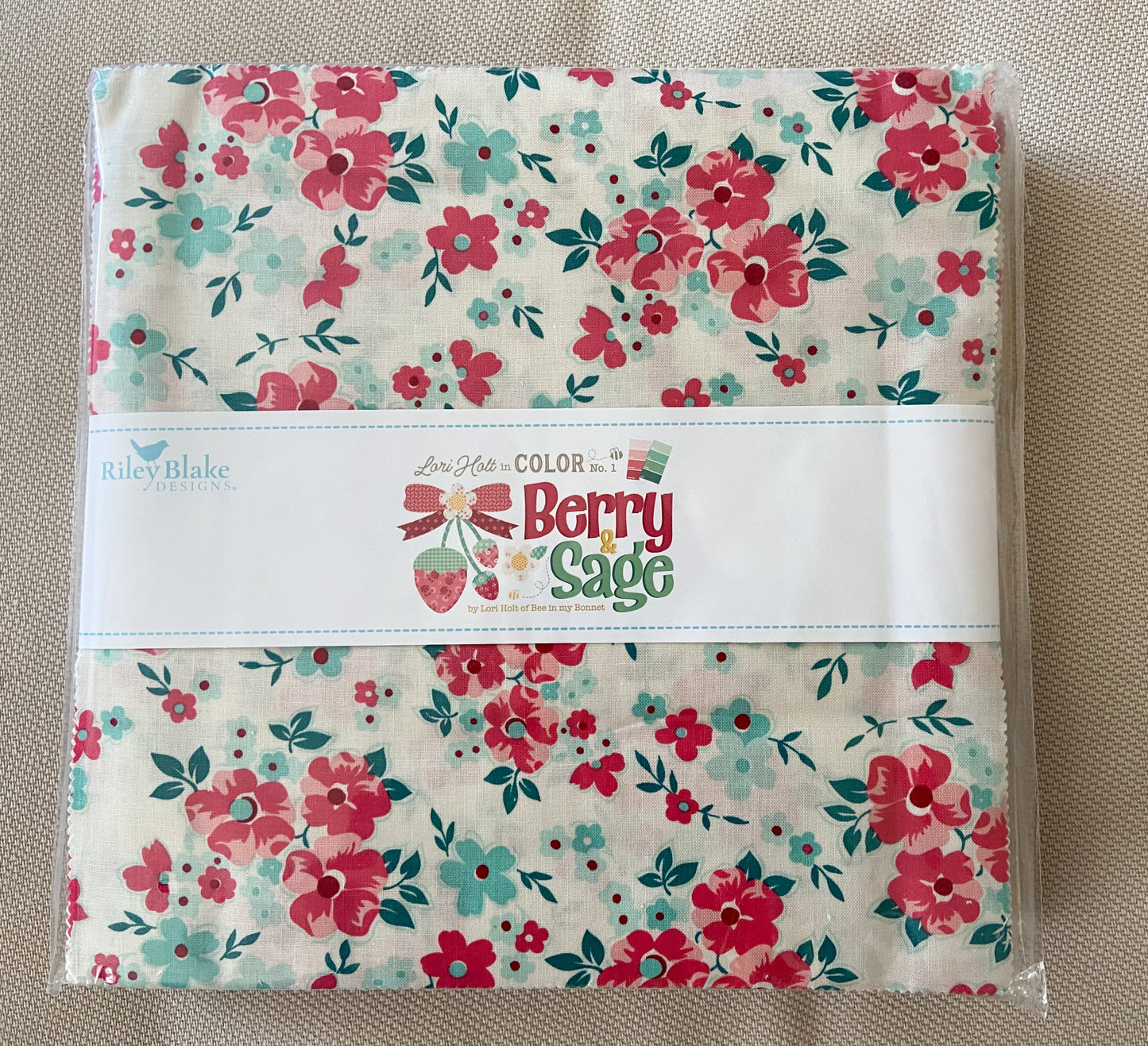 Lori Holt Berry & Sage 10 inch Stacker 42 pieces